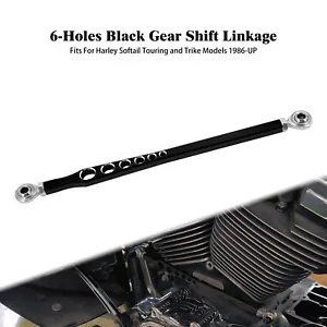 Black Shift Linkage Shifter Link Fit For Touring Softail Road King Electra Glide - Bild 1 von 13