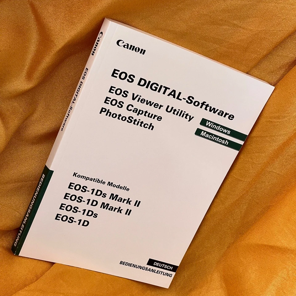 CANON EOS Digital Software Bedienungsanleitung Viewer Capture PhotoStitch - Bild 1 von 1