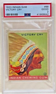 1933 Goudey Indian Gum #88 Victory Cry PSA 2 - Good - Picture 1 of 2