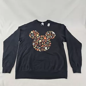 Women's men's Halloween Ghosts Pumpkins Spiders Sweatshirt Disney Mickey Mouse M - Picture 1 of 15