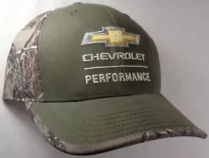 Gorra Chevrolet Chevy Performance Camuflado Verde CF con Licencia - Imagen 1 de 2