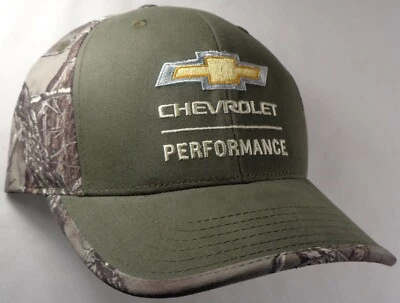Gorra con licencia Chevrolet Chevy Performance verde camuflaje CF Foto 1 de 2