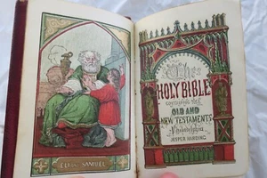 mini Bible The Holy Bible. Old & New Testaments 1854 - Imagen 1 de 8