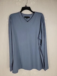 Positano Herren Shirt V-Ausschnitt Pullover Gr. XL Langarm Disco Club 70er 80er  - Bild 1 von 6