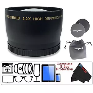 I3ePro 52mm 2.2x HD Telephoto Zoom Lens for Nikon DSLR D3500 D5600 D3400 D5300 - Picture 1 of 2