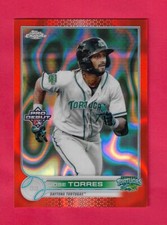 JOSE TORRES 2022 Topps Pro Debut Chrome ORANGE LAVA REFRACTOR /25 PDC-108 Reds