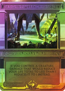 MTG FOIL Worship - Masterpiece Series: Amonkhet Invocations #6 - Picture 1 of 1