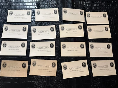 US UX18 unused, preprinted, 1ct McKinley Postal Card - lot of 16 (M7619) - Image 1 of 3