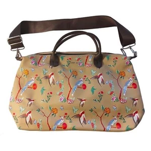 Bolso de mano de lujo alemán Stuff Makers para mujer aves de viaje floral - Imagen 1 de 11