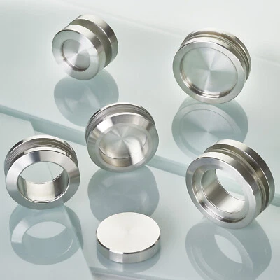 Glastürgriff Edelstahl Griffmulde Glastür Griffmuschel Möbelgriff SOTECH