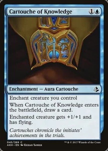 CARTOUCHE OF KNOWLEDGE x4 mtg NM-M Amonkhet 4 Common - Picture 1 of 1