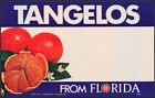 Florida Grocery Store Sign Vintage Tangelos Oranges Produce 1978 NOS Original