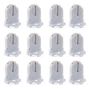 T8 Lamp Holder 12PCS T8 Non-Shunted Turn Type UL Socket Tombstone Lampholder - Picture 1 of 12