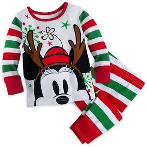 New Christmas Disney Store Sleepwear Organic Pajamas Pj's 18-24mth Disney Baby - Bild 1 von 1