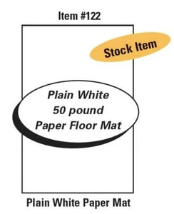 1000 Blank Car Dealers Paper Floor Mats - Automotive Repair Shops (#122) - Picture 1 of 1