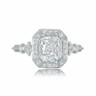 Bague Topaze Bleu et Saphirs_Argent 925_T56/57