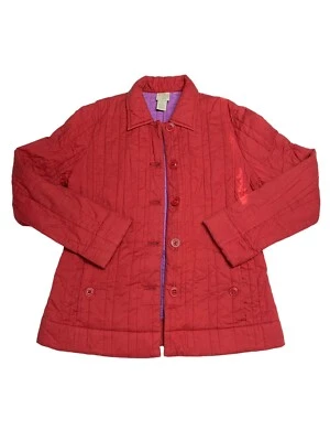 Sigred Olsen Sport Women’s Light Red Quilted Cotton Jacket Sz XS - Image 1 of 4