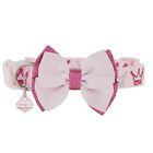Top Paw Baby & Glittery Pink BLING Princess Dog Collar Pink Diamond Charm S
