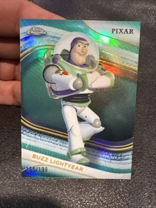 2025 Topps Chrome Disney Buzz Lightyear Aqua Refractor /199 - Picture 1 of 2