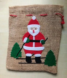 Jutesack Nikolaussack Geschenkverpackung Nikolaus Weihnachten - Bild 1 von 2