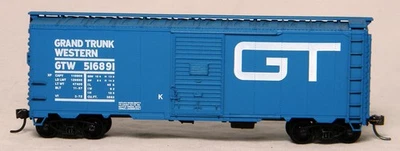 HO Accurail #3212 40' AAR Single Door Steel Boxcar GTW #516891 Built Up - Image 1 of 4