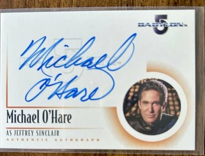 Babylon 5 Michael O’Hare As Jeffrey Sinclair Autographed Card - Image 1 of 3