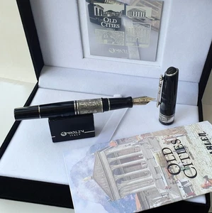 Marlen Old Cities Serie - Caserta Füllfederhalter - italienisches Resin, Lavagestein - Bild 1 von 10