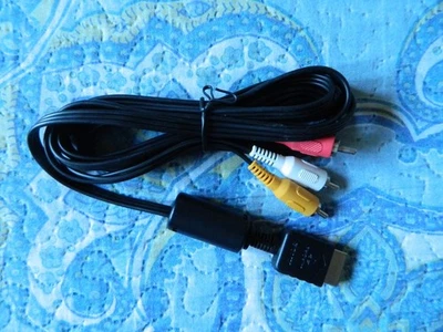PS2 PS3 AV Cable AV to RCA Cord for PlayStation - Image 1 of 3