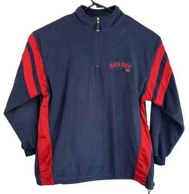 Boston Red Sox 1/4 Zip Mens Sweater Size 3xl xxxl Soft Warm - Image 1 of 4