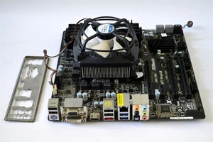 AsRock H77-Pro4M mATX Mainboard + Intel Xeon E3-1240 V2 3,40 GHz + 16GB DDR3 RAM - Bild 1 von 12