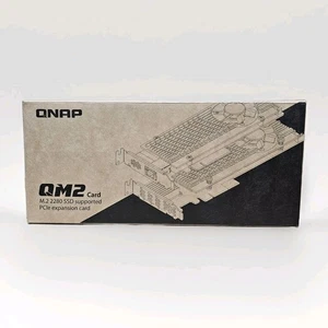 QNAP QM2-4P-384 M.2 to PCI Express Adapter 2280 SSD Supported PCIe SEALED - Picture 1 of 2