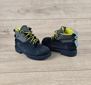 Timberland Rebotl Stiefel Jungen Gr. UK 5 schwarz Nubukleder wasserdicht Timberdry - Bild 1 von 12