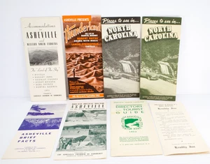 Vintage Posten North Carolina Urlaub Reise Broschüren Broschüren Sehenswürdigkeiten - Bild 1 von 5