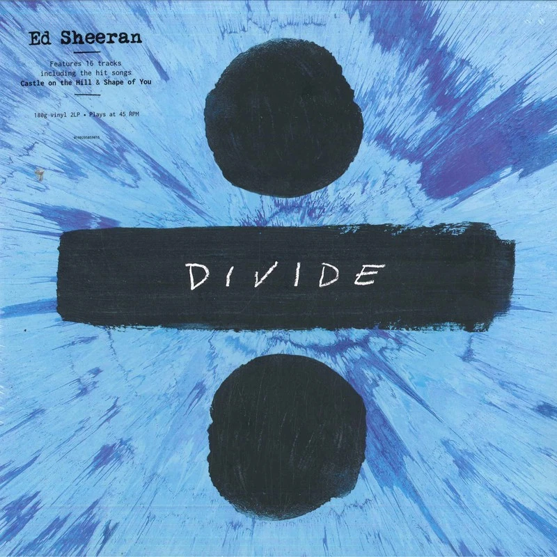 European 2LP Ed Sheeran ÷ (Divide) (-180g) 0190295859015 ASYLUM /00660 - Image 1 of 1