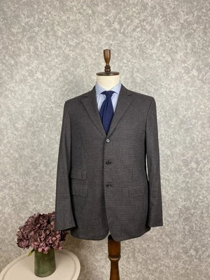 Blazer Gerard Sene Hollywood alfaiate marrom lã sem forro camurça cotovelos 42, UE 52 - Imagem 1 de 4