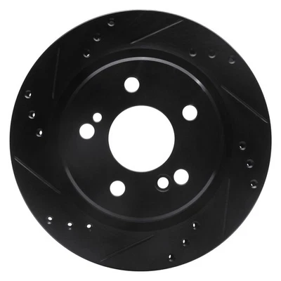 For Mercedes-Benz C36 AMG 95 Brake Rotor DFC Premium Drilled & Slotted Rear - Imagem 1 de 4