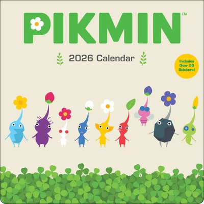Pikmin 2026 Square Wall Calendar - image 1 of 4