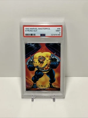 Sky Box, 1992 Marvel Masterpieces, #85, Strong Guy, PSA 9 - Image 1 of 2