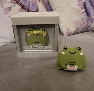 Cargador de Pared Heyday™ USB-C Rana Verde 15W Puerto Único NUEVO Stocking Stuffer Foto 1 de 3