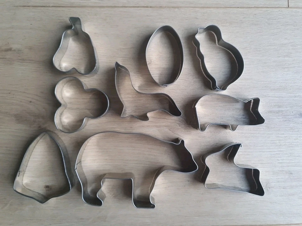 Ausstechformen für Plätzchen Ausstechförmchen 9 Stück - Bild 1 von 1