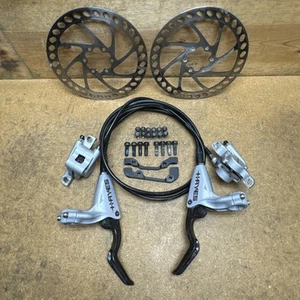 Hayes HFX Mag Plus Ti Hydraulic Disc Brakes Brake Set 160mm Rotors Vintage - Picture 1 of 14