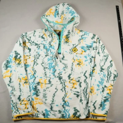 Moletom com capuz outdoor Afro REI Co-op masculino 2XL bolsos manga longa 1/4 zíper - Imagem 1 de 4