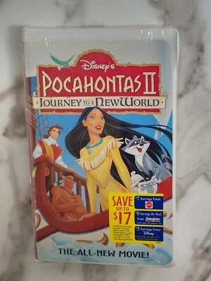 New Vintage 1995 Disney Pocahontas 2: Journey To A New World VHS Movie - Image 1 of 4