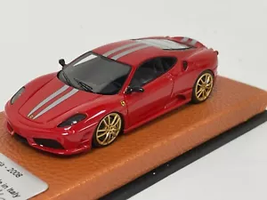1/43 Tecnomodel Ferrari 430 Scuderia Rosso Corsa Silver Stripe 01/10 T-MI-21AE - Picture 1 of 9