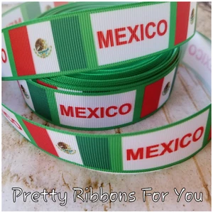 Mexiko 1" breites grobkörniges Band 9 Yards Angebot - Bild 1 von 1