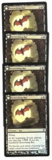 Screeching Bat, FOIL NM English x 4 Innistrad mtg Vampire Low Inter Ship