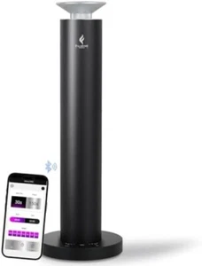 Waterless Essential Oil Diffuser - Wireless Smart Bluetooth Aromatherapy Black - Picture 1 of 7