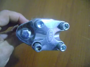 BIKE STEM OLD MID SCHOOL BMX STEM GOOD FOR GOOSE REDLINE HARO GT SILVER - Picture 1 of 4