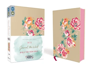 NIV, Journal the Word Bible for Teen Girls, Red Letter Edition: Includes over... - Picture 1 of 11