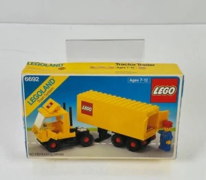 (NEW) Lego 6692 Legoland Town System Tractor Trailer Vintage - Picture 1 of 10
